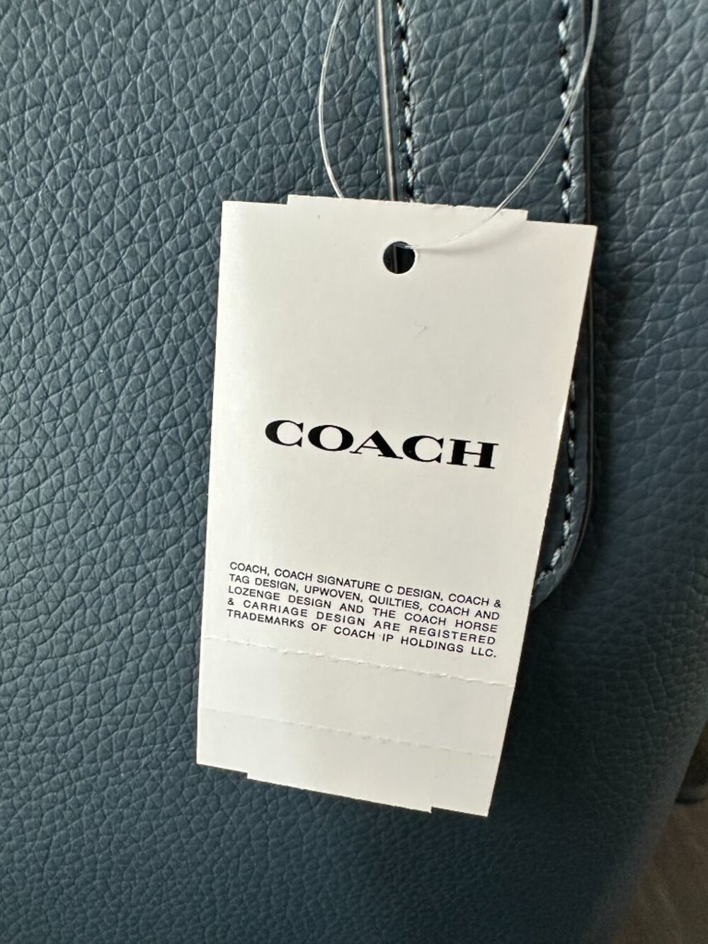 Coach Denim Blue/Gray Color Thea Tote Bag #K2339-CP037 *NWT* - Picture 6 of 12